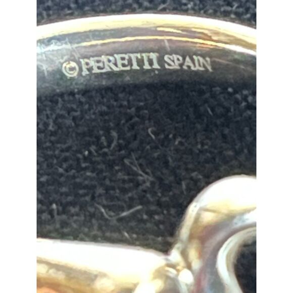 Authentic Tiffany&Co. Silver 925 Elsa Peretti Open Heart Ring With DiamondsSZ 7 - Picture 6 of 6